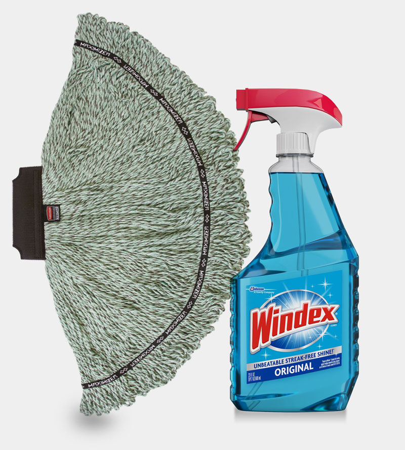 mop and windex